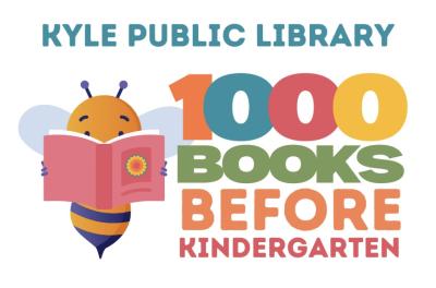 Kyle public library 100 books before kindergarten logo