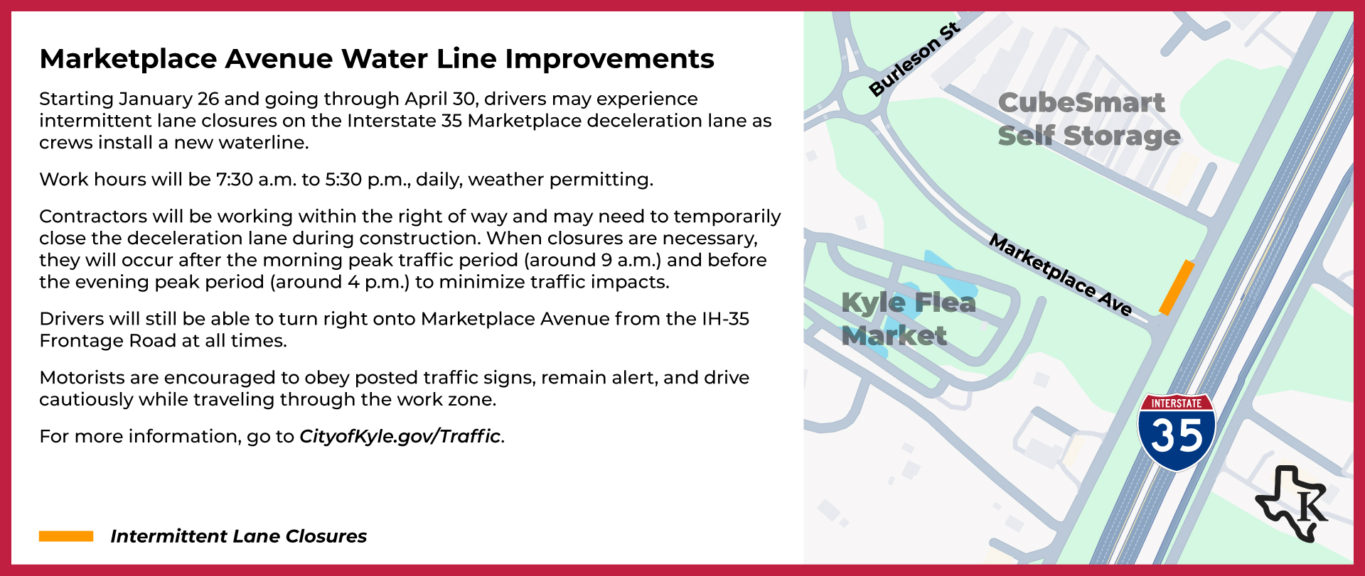 Marketplace Avenue Water Line Improvements